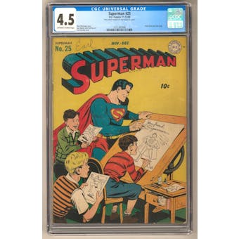 Superman #25 CGC 4.5 (OW-W) *1211387006*