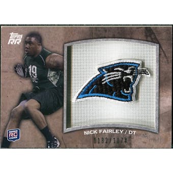 2011 Topps Rising Rookies Rookie Team Patches #RTPNF Nick Fairley /1074
