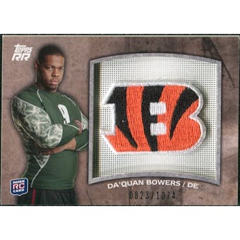 2011 Topps Rising Rookies Rookie Team Patches #RTPDB Da'Quan Bowers /1074