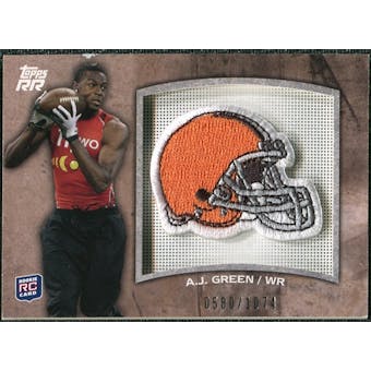 2011 Topps Rising Rookies Rookie Team Patches #RTPAJG A.J. Green /1074
