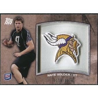 2011 Topps Rising Rookies Rookie Team Patches #RTPNS Nate Solder /1074