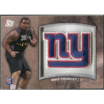 2011 Topps Rising Rookies Rookie Team Patches #RTPMP Mike Pouncey /1074