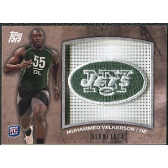 2011 Topps Rising Rookies Rookie Team Patches #RTPMW Muhammad Wilkerson /1074