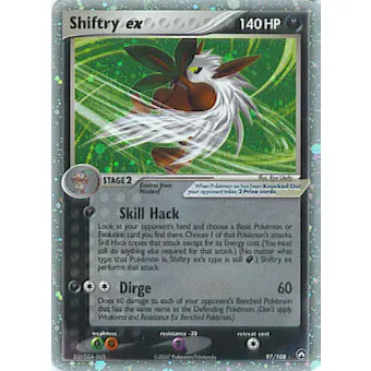 Pokemon Power Keepers Single Shiftry ex 97/108