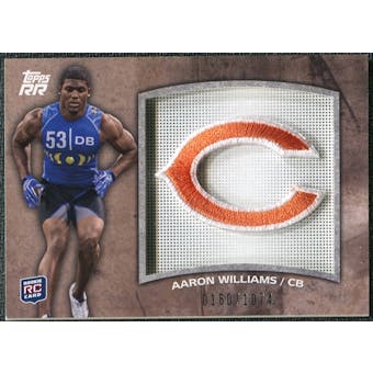 2011 Topps Rising Rookies Rookie Team Patches #RTPAW Aaron Williams /1074