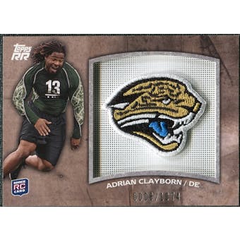 2011 Topps Rising Rookies Rookie Team Patches #RTPAC Adrian Clayborn /1074