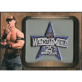 2009 Topps WWE Historical Commemorative Patch #P1 Wrestlemania/John Cena