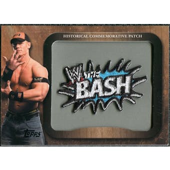 2009 Topps WWE Historical Commemorative Patch #P2 The Bash/John Cena