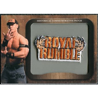 2009 Topps WWE Historical Commemorative Patch #P4 Royal Rumble/John Cena