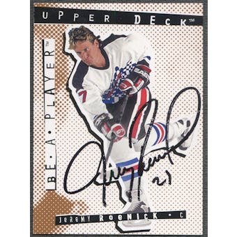 1994/95 Be A Player Autographs #12 Jeremy Roenick Auto