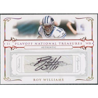 2007 Playoff National Treasures Signature Gold #41 Roy Williams WR Autograph /25