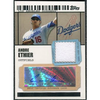 2009 Topps Ticket to Stardom Autograph Relics #AE Andre Ethier A Autograph /489