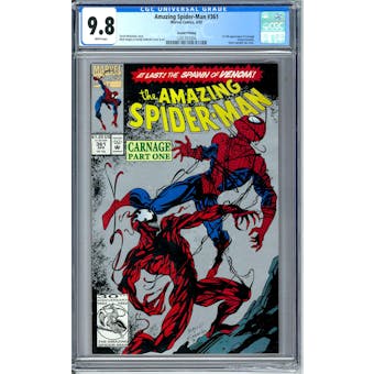 Amazing Spider-Man #361 (2nd Printing) CGC 9.8 (W) *1281357004*