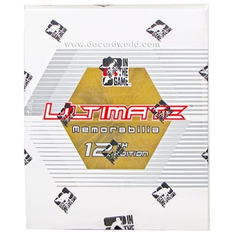 2012/13 ITG Ultimate Memorabilia 12th Edition Hockey Hobby Box