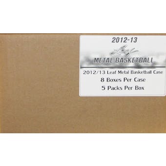 2012/13 Leaf Metal Basketball Hobby 8-Box Case