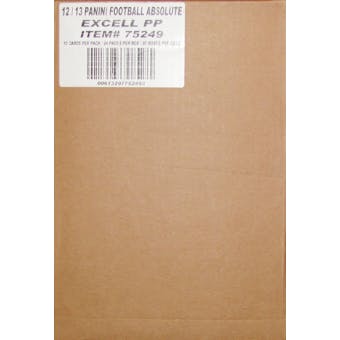 2012 Panini Absolute Football Retail 20-Box Case - LUCK & WILSON ROOKIES!