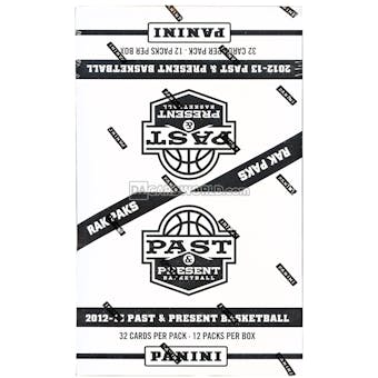 2012/13 Panini Past & Present Basketball Rack Pack Box