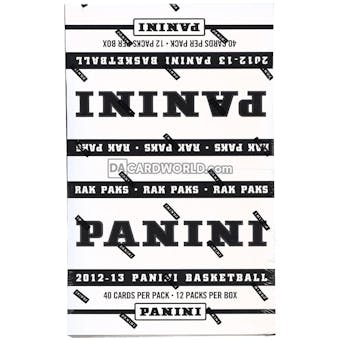 2012/13 Panini Basketball Rack Pack Box