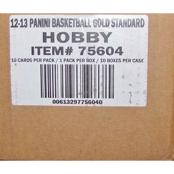 2012/13 Panini Gold Standard Basketball Hobby 10-Box Case