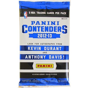 2012/13 Panini Contenders Basketball Hobby Pack (Reed Buy)