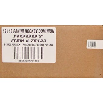 2011/12 Panini Dominion Hockey Hobby 6-Box Case