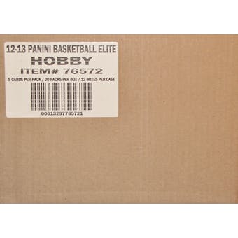 2012/13 Panini Elite Basketball Hobby 12-Box Case