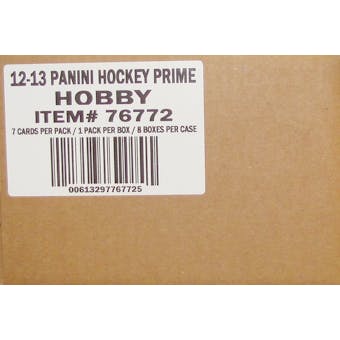 2012/13 Panini Prime Hockey Hobby 8-Box Case