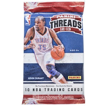 2012/13 Panini Threads Basketball Retail Pack