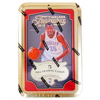 2012/13 Panini Timeless Treasures Basketball Hobby Box (Tin)