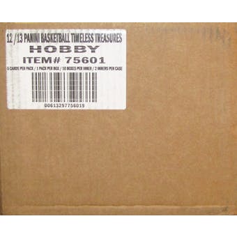 2012/13 Panini Timeless Treasures Basketball Hobby 20-Box (Tin) Case