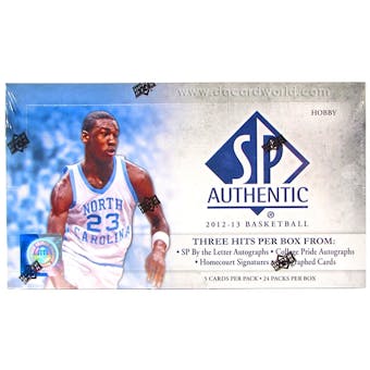 2012/13 SP Authentic Basketball Hobby Box (Reed Buy)