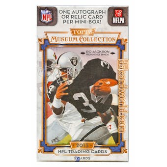 2013 Topps Museum Collection Football Hobby Pack