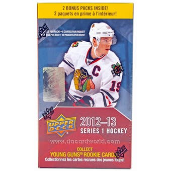 2012/13 Upper Deck Series 1 Hockey 12-Pack Box (10-Box Lot)