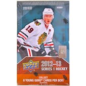 2012/13 Upper Deck Series 1 Hockey Hobby Box