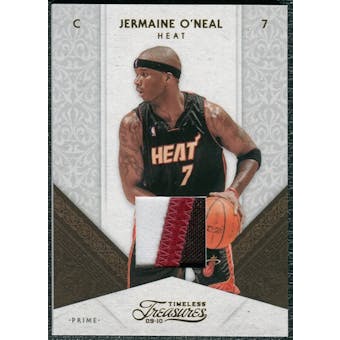 2009/10 Timeless Treasures Materials Jerseys Prime #59 Jermaine O'Neal /10