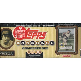 2008 Topps Factory Set Baseball Retail (Box) Babe Ruth Edition