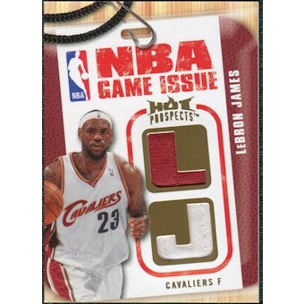 2008/09 Upper Deck Hot Prospects NBA Game Issue Jerseys #NBALJ LeBron James 072/149