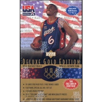 1996/97 Upper Deck USA Gold Edition Basketball 11-Pack Box (Jordan)