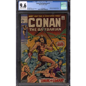 Conan the Barbarian #1 CGC 9.6 (OW-W) *1214795003*