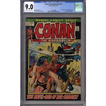 Conan the Barbarian #17 CGC 9.0 (OW-W) *1216063008*