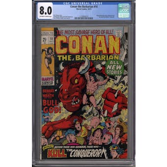 Conan the Barbarian #10 CGC 8.0 (OW-W) *1216063014*