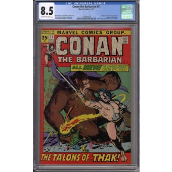 Conan the Barbarian #11 CGC 8.5 (OW-W) *1216063016*