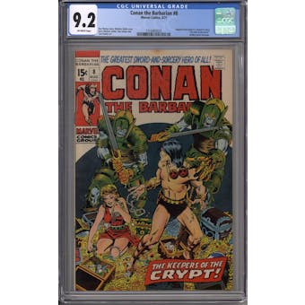 Conan the Barbarian #8 CGC 9.2 (OW) *1216063025*