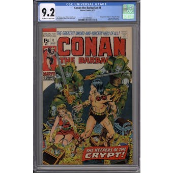 Conan the Barbarian #8 CGC 9.2 (OW-W) *1216064001*