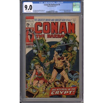 Conan the Barbarian #8 CGC 9.0 (OW) *1216064002*