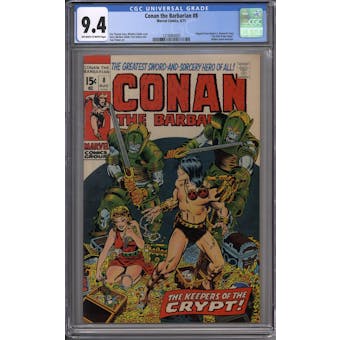 Conan the Barbarian #8 CGC 9.4 (OW-W) *1216064003*