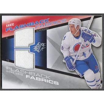 2008/09 SPx #203 Joe Sakic Flashback Fabrics Jersey