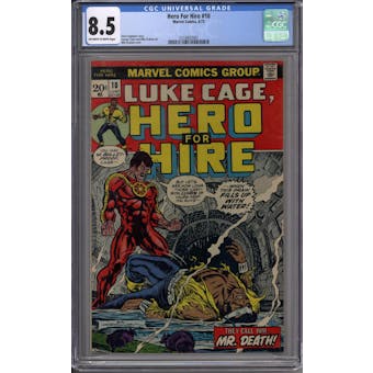 Hero For Hire #10 CGC 8.5 (OW-W) *1216922001*