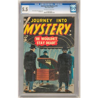 Journey Into Mystery #18 CGC 5.5 (OW-W) *1216927003*