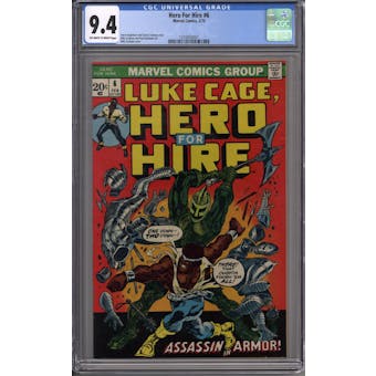 Hero For Hire #6 CGC 9.4 (OW-W) *1216933007*
